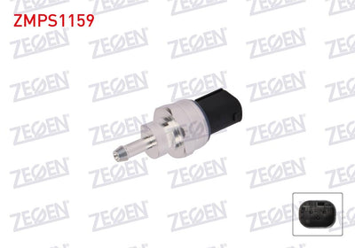 Zegen ZMPS1159 Map Sensor Renault Captur / Clio / Fluence / Kaleos / Laguna / Megane / Talisman / — Engine Management Sensors