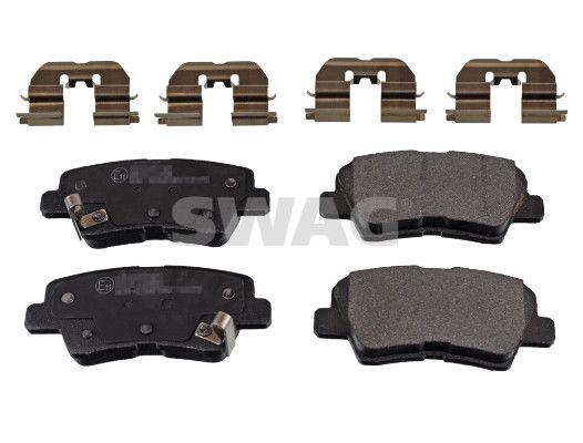 SWAG 33107268 Brake Pad Rear (Hyundai i10 14 / i20 14 / Blue 11 / i30 12 / Ioniq 1.6Gdi / Tucson 2015 / — Brake Pads