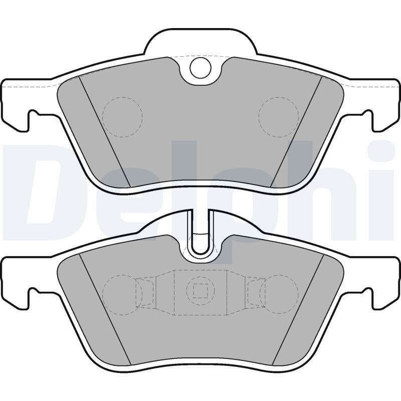 Delphi LP1657 Brake Pad Front Mini Cooper R50 R52 R53 — Brake Pads