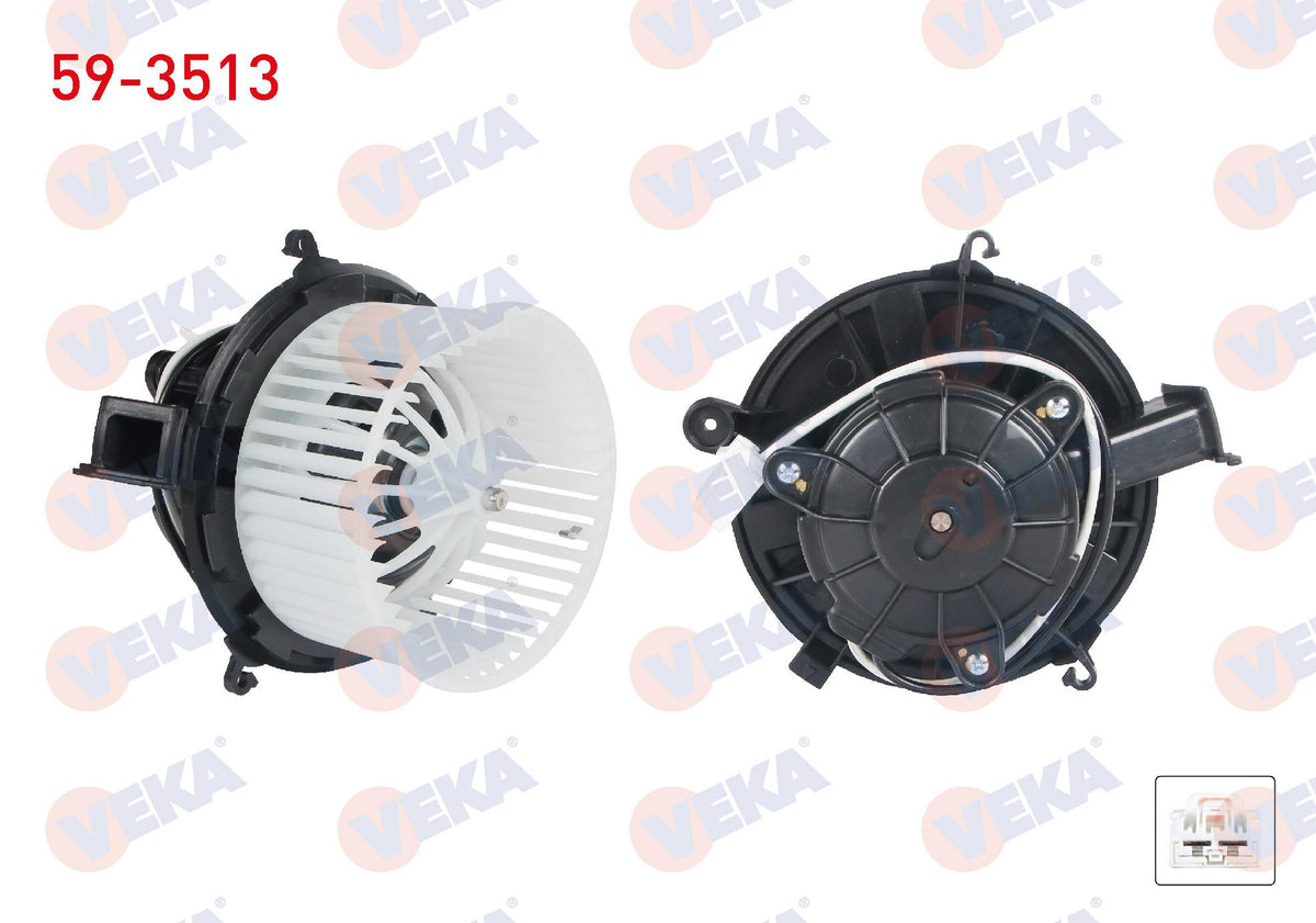 Veka 59-3513 Heater Motor Opel Astra J 2009-2016 / Zafira C 2014-/ Cascada 2013 — Heater & Blower