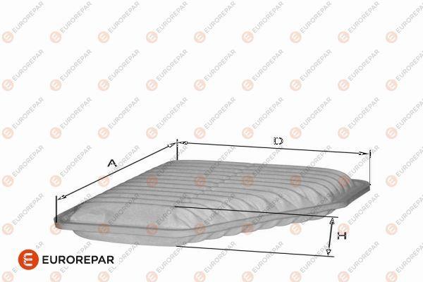 Eurorepar 1682264480 Air Filter Toyota Rav 4 III 2.0VVTi 06- — Air & Cabin Filters