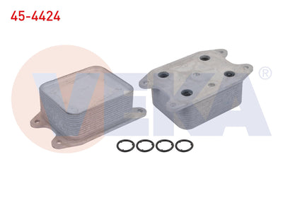 Veka 45-4424 Oil Cooler with Gasket Single VW Golf VII-VIII-Jetta IV-Passat 1.0 TSI-1.2 TSI-1.4 TSI-1.5 TSI-1.6 — Oil System