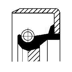 Corteco 82011445 Transmission Seal Fiat 28x47x8 M124 Serçe M131 Doğan Sahin Kartal 1.6 — Gaskets & Seals