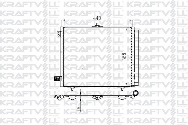KRAFTVOLL A/C Condenser - C2 C3 II C3 Pluriel DS3 P208 P207 — Condensers & Evaporators