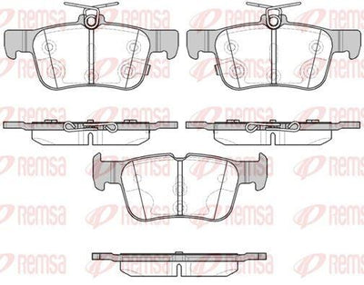 REMSA 1551.12 Brake Pad — Brake Pads
