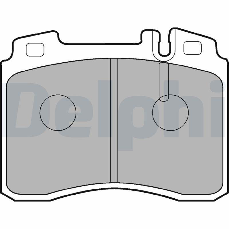 Delphi LP844 Front Brake Pads - Compatible with Mercedes E-Class W124