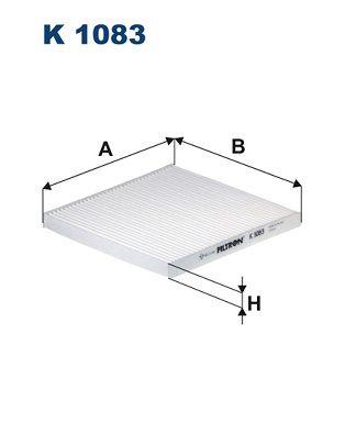 Filtron K1083 Cabin Air Filter Yaris 1.0-1.3 99-05 Camry 3.0 V6 96-01 Land Cruiser 4.7 98-07 — Air & Cabin Filters