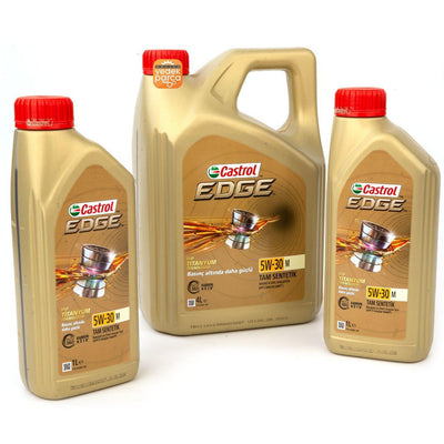 Castrol EDGE 5W-30 M Series 6 Litre (BMW - Mercedes BENZ Approved) Production Year: 2023