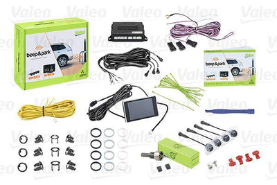 Valeo 632201 Park Sensor (Kit) No.2 Rear Side Algılama 4 Sensor, Acoustic Warning + Small Ekran