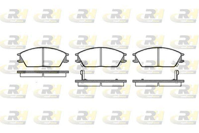 ROADHOUSE 2224.02 Brake Pad Accord II Ac. Ad 09 83-10 85 — Brake Pads