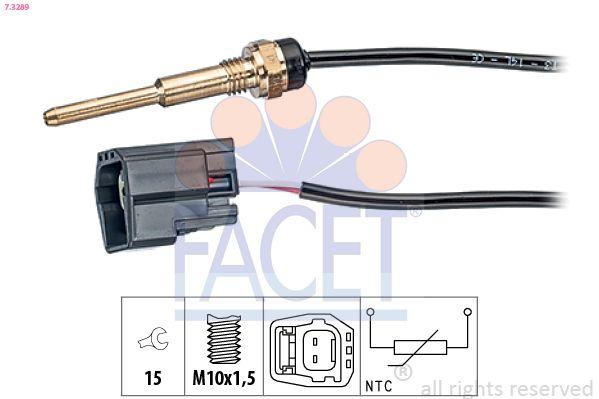 Facet 7.3289 Cylinder Cover Temperature Sensor Transit V184 2.0 TDCi Jumper 2.2 HDi Ducato 2 — Temperature Sensors & Switches