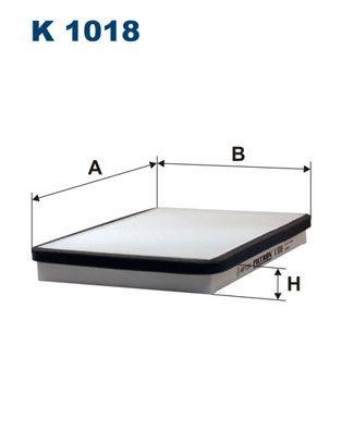 Filtron K1018 Cabin Air Filter Peugeot 405 I 1.4-1.9 87-95, 4x4 and 3 more models — Air & Cabin Filters