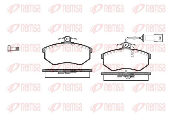 REMSA 0134.02 Brake Pad — Brake Pads