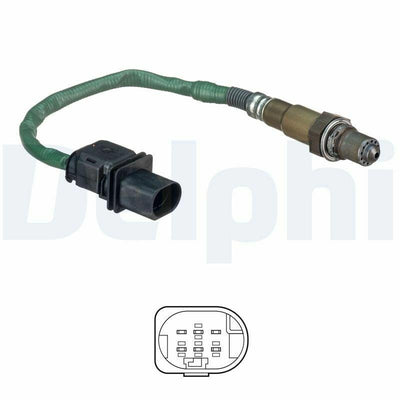 Delphi ES20551-12B1 Lambda Sensor Wideband Heated Sensor Fits A Series, C Series and 2 more models — Oxygen & Air-Fuel