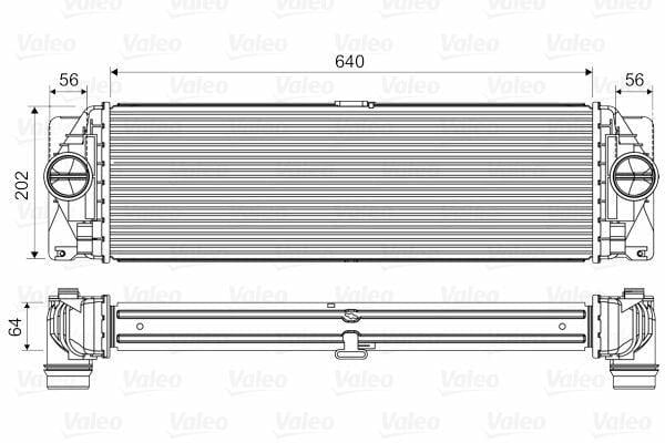 VALEO Turbo Intercooler 818341 for Crafter & Sprinter — Turbo & Supercharger