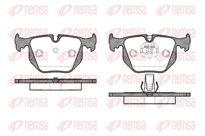REMSA 0381.30 Brake Pad X3 E83 01 > 04 — Brake Pads