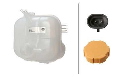 Hella 8MA366365-971 Radiator Expansion Water Tank (Cover Ve Sensor Dahıl) Astra H Gtc — Radiators & Fans