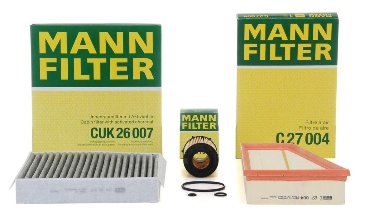 Mann Mercedes W176 A200 Gasoline Maintenance Kit - Oil, Air, and Cabin Filters Set — Maintenance & Service Kits
