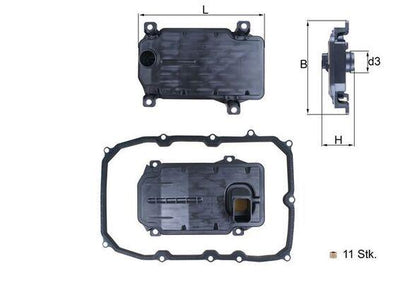 Mahle HX 187KIT Transmission Filter Q7 Touareg Cayenne — Transmission Parts