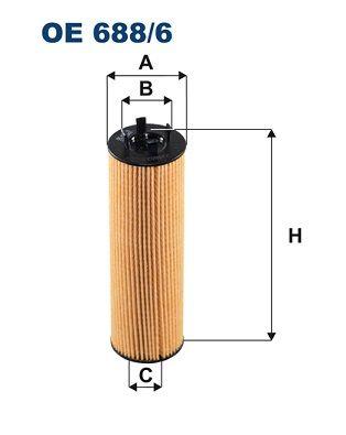 Filtron OE688-6 Oil Filter VW Arteon Golf8 Passat Tiguan Touran Audi A3 Q3 Seat Skoda Kodiaq Superb 2.0 TDI 15> — Oil Filters