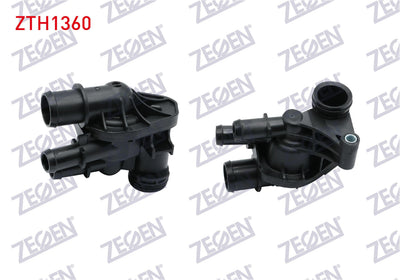Zegen ZTH1360 Thermostat Complete 82 C Ford Focus 1.5 Ecoboost 2015-/ Kuga II 1.5 Ecoboost 2014