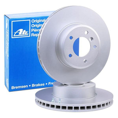 ATE 24.0130-0173.1 Front Brake Disc Set BMW E60/E61/E63/E64 Set — Brake Rotors & Drums