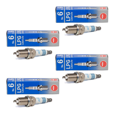 NGK 1565 Opel Astra H /Astra J Lpgli Spark Plug Set Laser Line No 6 İridiuym Set of 4 — Coils & Plugs