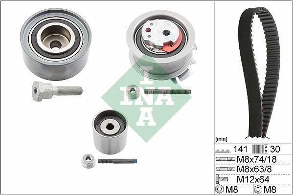 INA Excentric Tensioner Kit - Compatible with Golf V, Jetta III, Passat & More — Pulleys & Tensioners