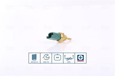 Nissens 207004 Temperature Sensor Opel Agila (2000) 1.3 CDTi