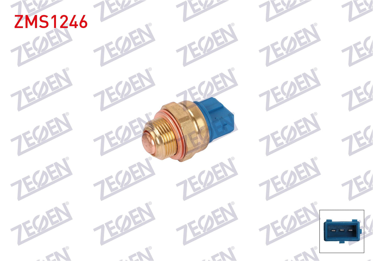 Zegen ZMS1246 Fan Switch (110-105 C / 120-115 C) Opel Vectra B 1995-2002 / Vectra C 2005-2008 / Zafira A 1999-2005