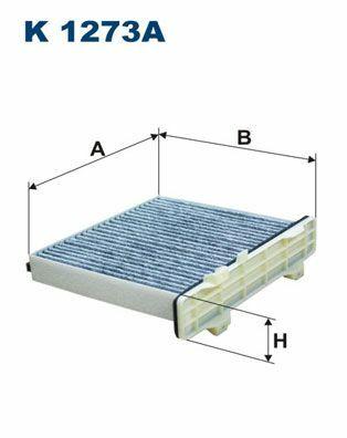 FILTRON K1273A Pollen Filter - Active Carbon Filter for Pajero Users — Air & Cabin Filters