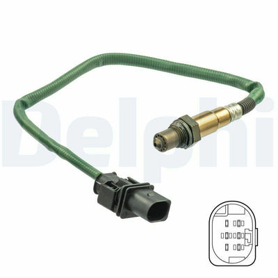 Delphi ES20552-12B1 Lambda Sensor Wide Band Heated Sensor 21.3 in Cable Length — Oxygen & Air-Fuel