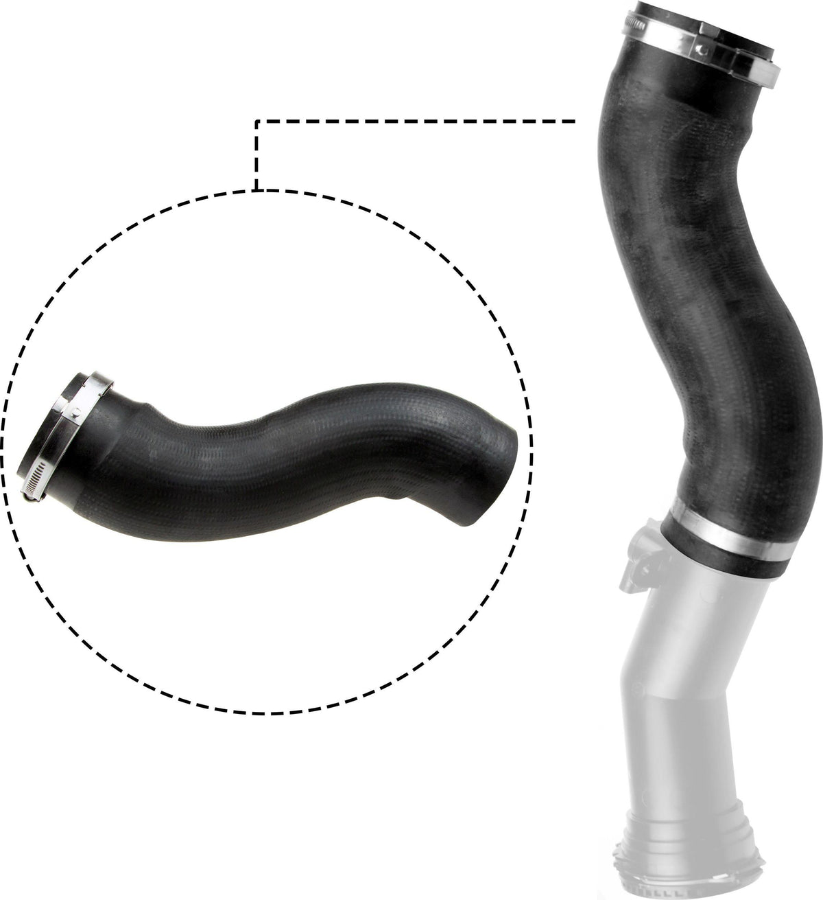 Gates 09-0755 Turbo Hose BMW F20 F21 F30 F31