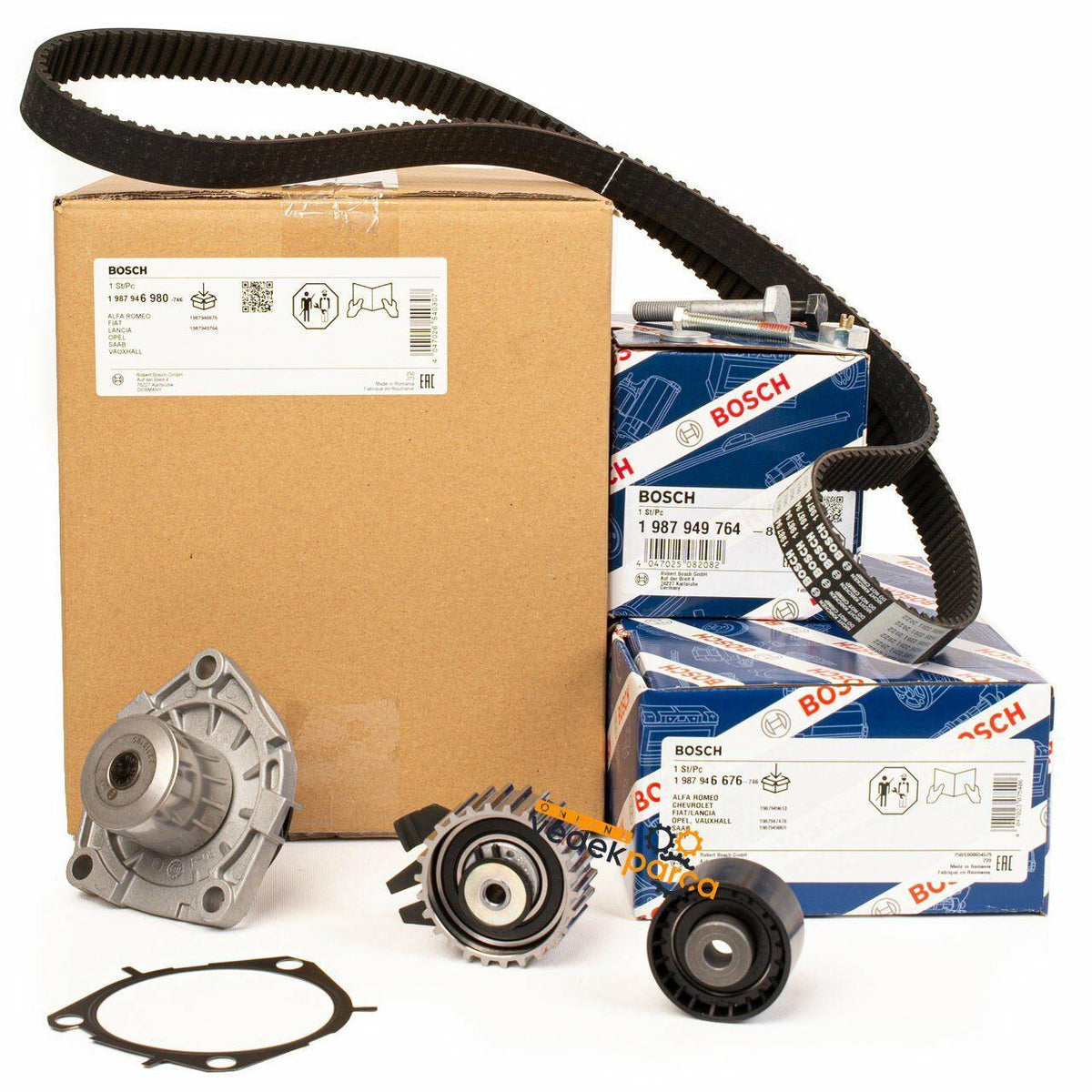 Bosch 1987946980 Opel Astra H/Vectra C/Zafira B/Insignia 1.9-2.0 Diesel (Z19DTH A20DT/A20DTH) with — Water Pump & Thermostat