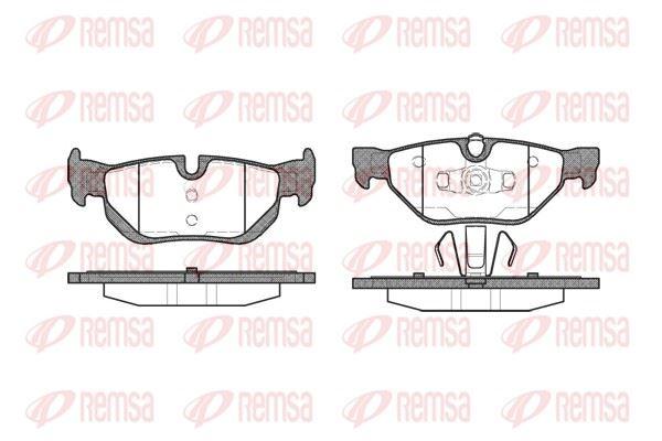 REMSA 1145.00 Brake Pad 1 Series E87 E82 E88 09 04 — Brake Pads