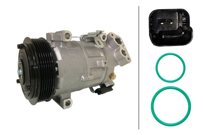 Hella 8FK366202-111 A/C Compressor P308 II 1.5 1.6 BlueHDi 1.6 Thp /C4 Cactus C4 Picasso 1.5 HDi 1.6 HDi 1.6 BlueHDi