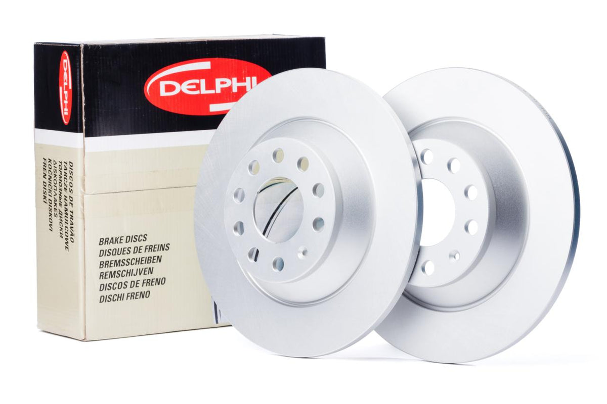 Delphi Rear Brake Disc Kit for Opel Vectra A 2.0 — Brake Rotors & Drums