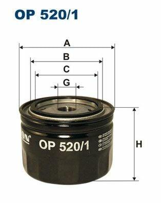 FILTRON OP520-1 Oil Filter — Oil Filters