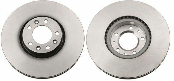 TRW DF6419 Brake Disc Front Air Grooved Peugeot 3008 Citroen C4 Picasso 1.6 HDi Peugeot 508 2.2 HDi — Brake Rotors & Drums