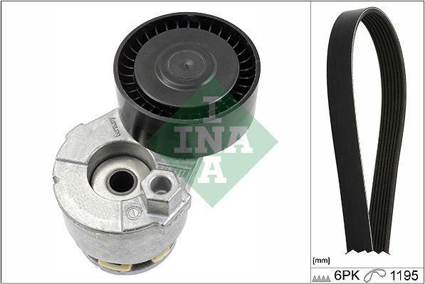 INA 529011710 Alternator Belt Kit - Compatible with Note, Pulsar and 6 more models — Starting & Charging