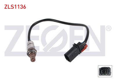 Zegen ZLS1136 Lambda (Oxygen) Sensor 420 mm Volkswagen Polo 1.2 TDI (Cfwa) 2009-/ Seat Ibiza V 1.2 TDI 20 — Oxygen & Air-Fuel