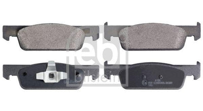 Febi Bilstein 16965 Brake Pad Front (Set) Symbol II 08-III 12-Logan II 12-Sandero II 12-K:17,8 mm G:140 mm — Brake Pads