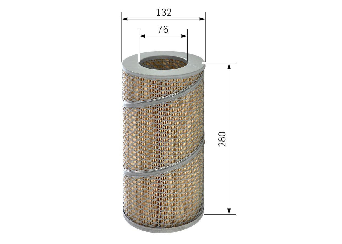 Bosch 1457433795 Air Filter Toyota Hilux 2002 2006 Hiace 2006 2011