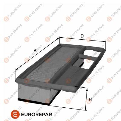 Eurorepar 1680348680 Psa /Erp Air Filter Combo D 10-A13fd Doblo 10 > 1.3Dt Mpv Van Mtj (834732) — Air & Cabin Filters