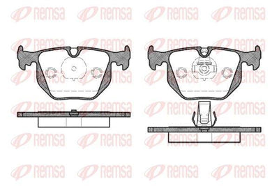 REMSA 0381.20 Brake Disc 3 Series E46 Compact Coupe Touring 0 — Brake Rotors & Drums