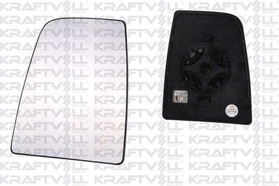 Kraftvoll 09080065 Ford Transit 2014 onwards Outer Dikiz Mirror Glass Left (Electric-Heated)