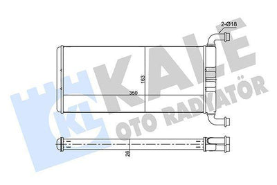 Kale 346620 Radiator Durable Heating Solution for 07 Sprinter Compatible with Mercedes-Benz Sprinter — Radiators & Fans