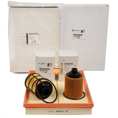 Scheduled Service Filter Set Opel Astra H 1.3 ( Ufi Tipli Oil Filter ) — Auto Parts Hall, Maintenance & Service Kits