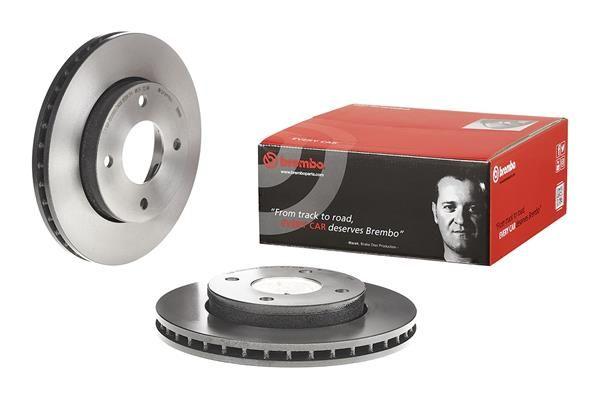 Brembo 09.9991.11 Brake Disc Front UV Coated Mitsubishi | Set of 2