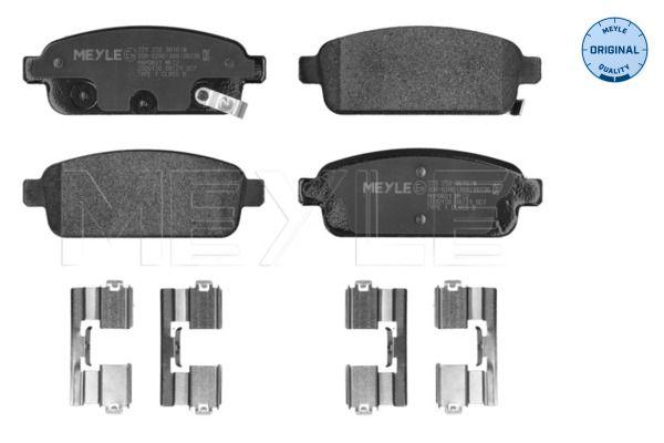 Meyle 0252509616-W Brake Pad Opel Astra J / Chevrolet Cruze Rear — Brake Pads